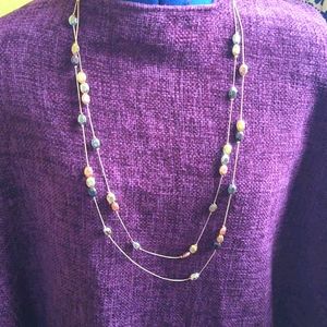 Two String Beaded Necklace